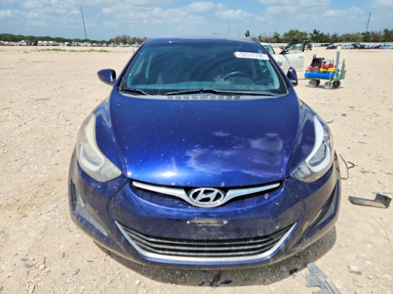 2014 Hyundai Elantra Se Blue vin: 5NPDH4AE2EH533022