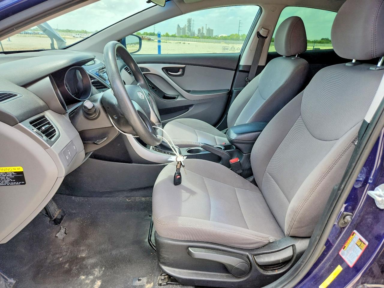 2014 Hyundai Elantra Se Blue vin: 5NPDH4AE2EH533022