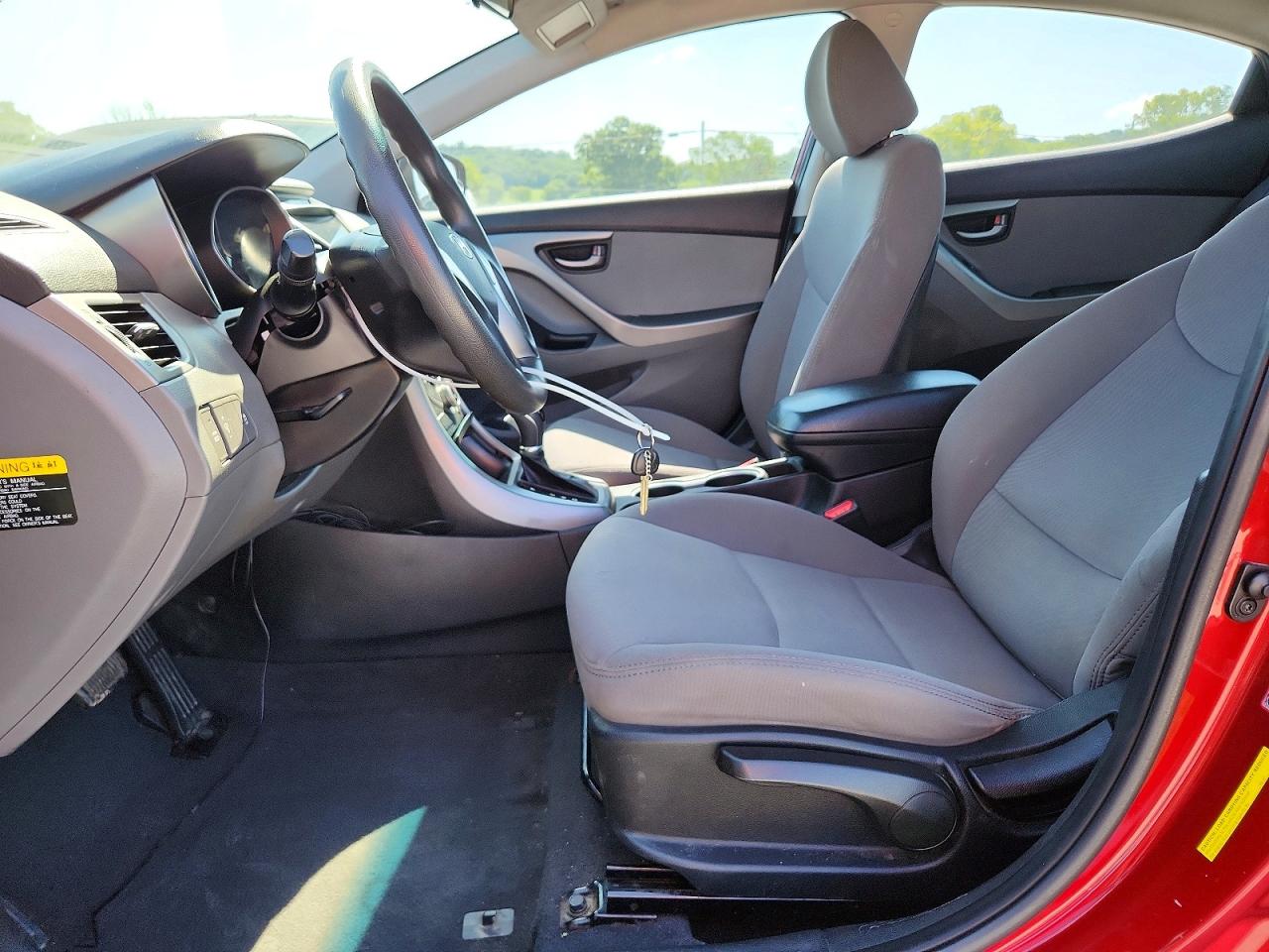 2014 Hyundai Elantra Se Red vin: 5NPDH4AE2EH534400