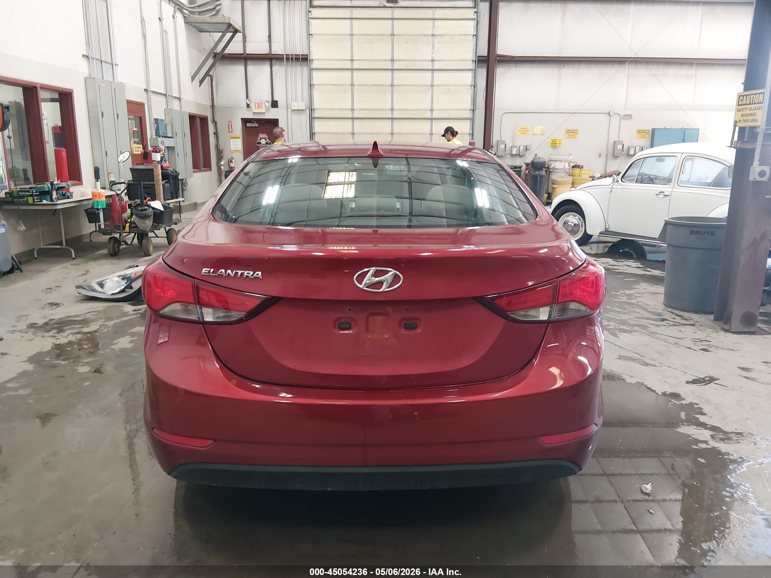2014 Hyundai Elantra Se Maroon vin: 5NPDH4AE2EH536213