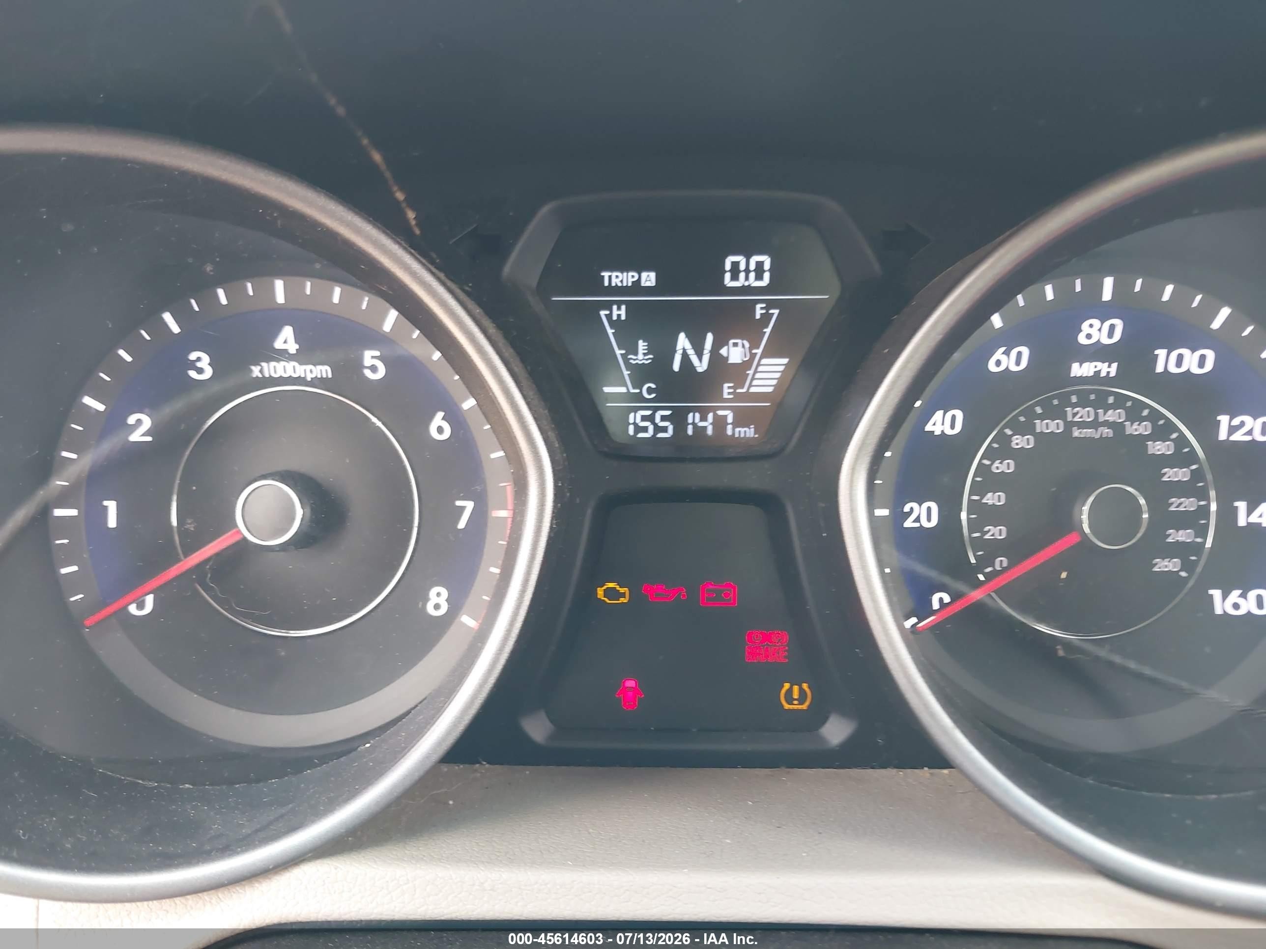 2014 Hyundai Elantra Se Beige vin: 5NPDH4AE2EH536745