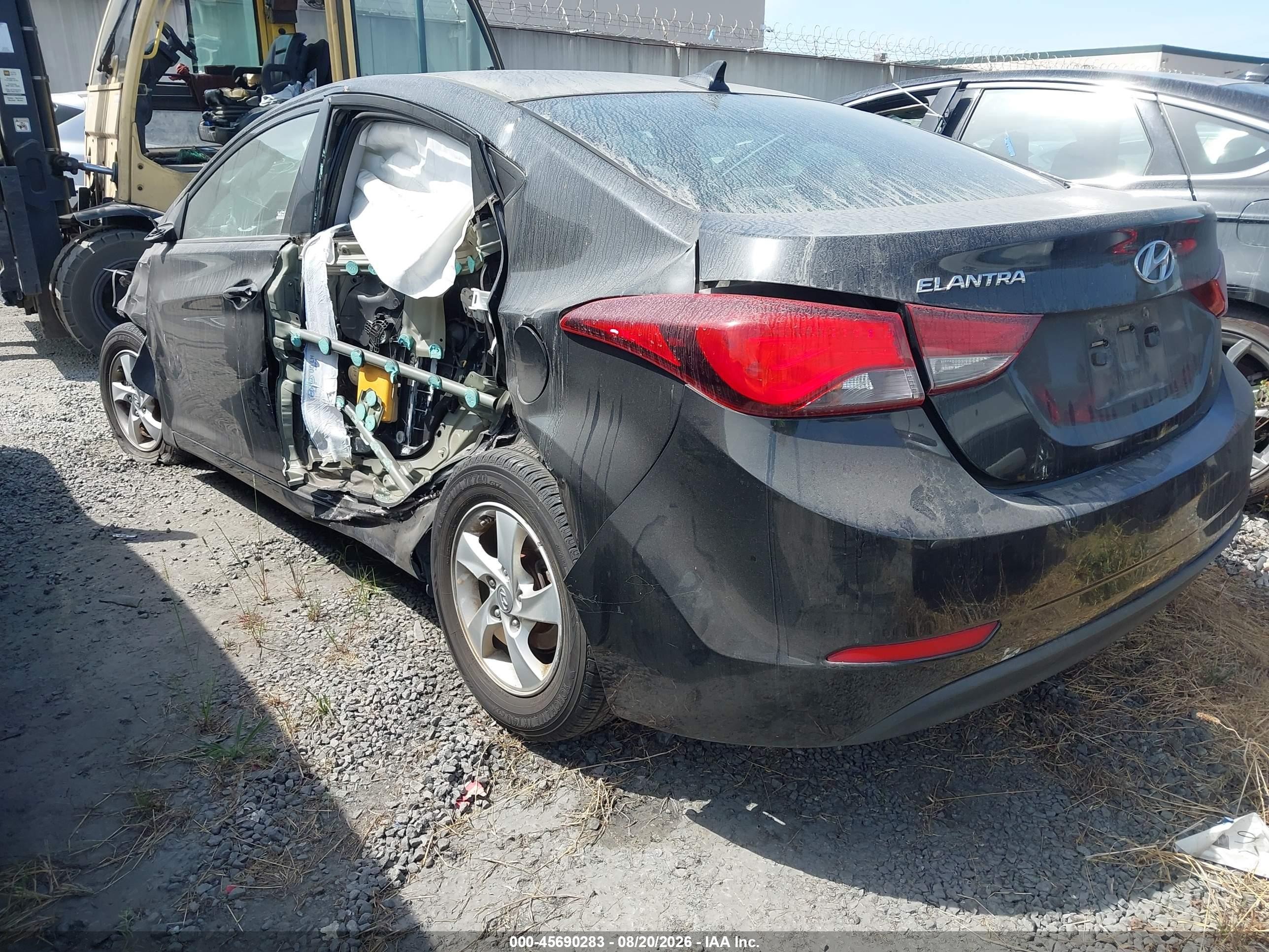 2014 Hyundai Elantra Se Black vin: 5NPDH4AE2EH539029