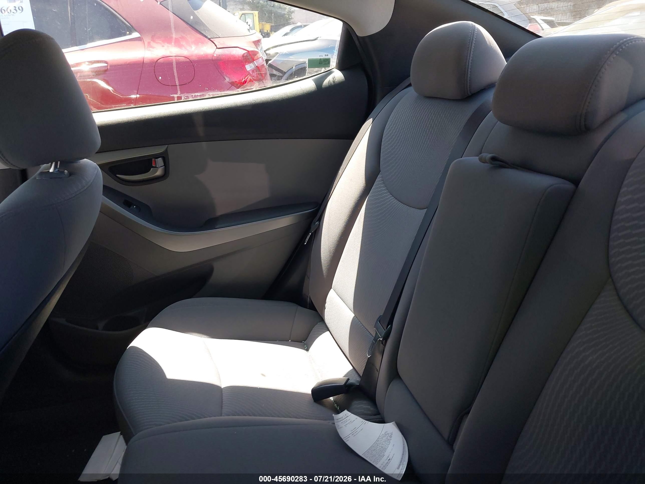 2014 Hyundai Elantra Se Black vin: 5NPDH4AE2EH539029
