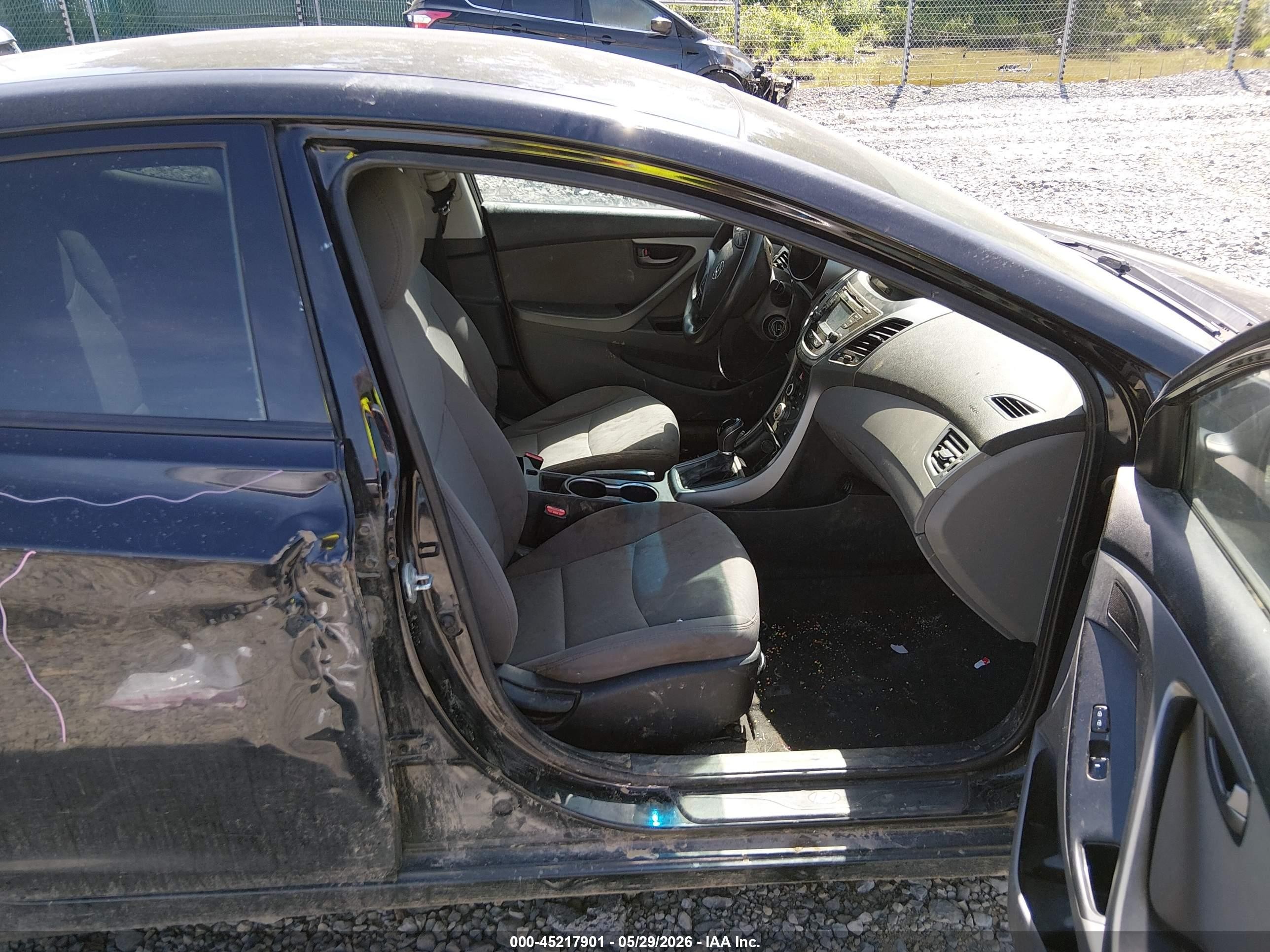 2014 Hyundai Elantra Se Черный vin: 5NPDH4AE2EH541492