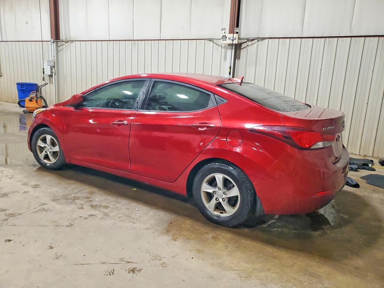 2014 Hyundai Elantra Se Red vin: 5NPDH4AE2EH544974