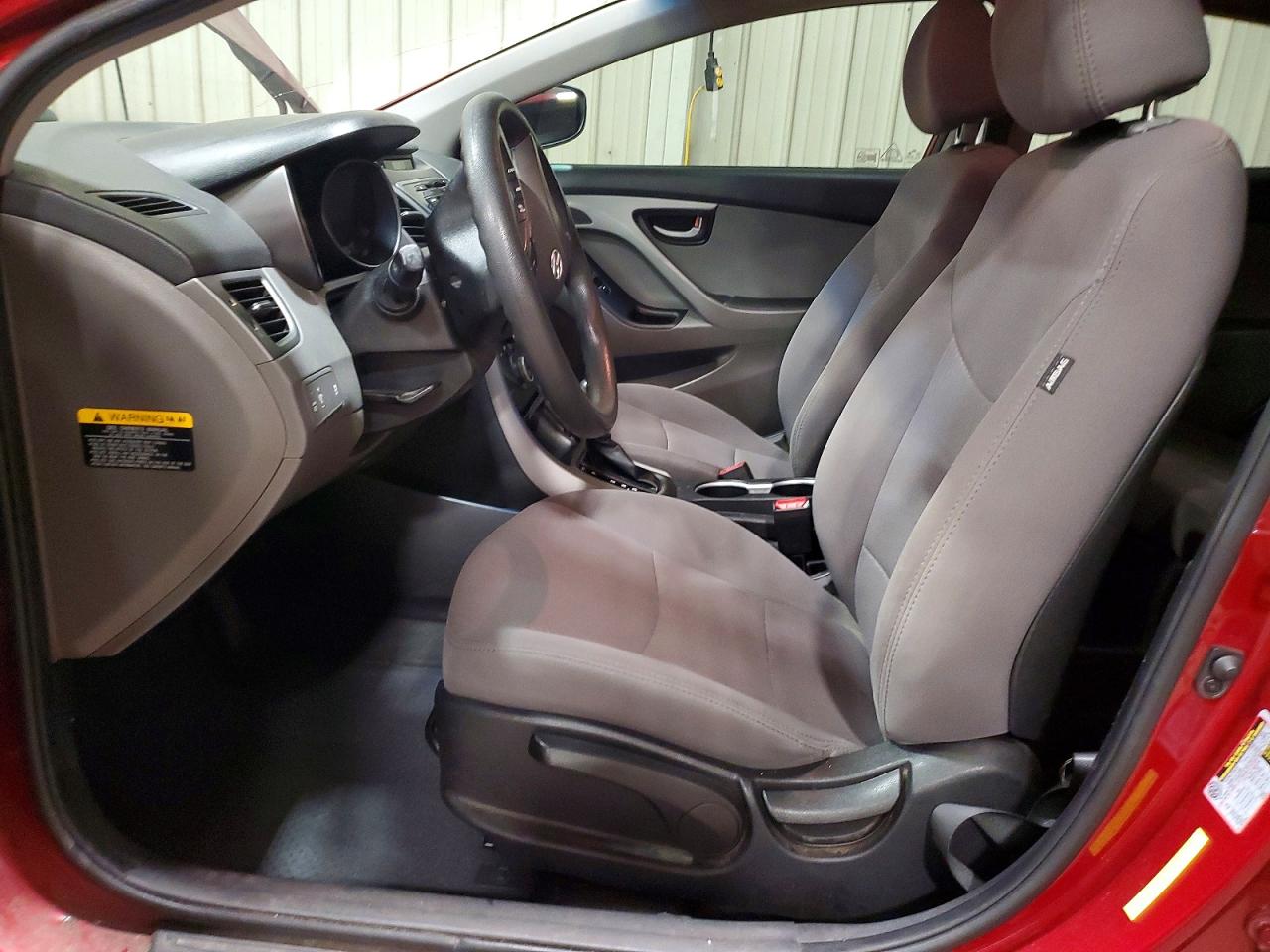 2014 Hyundai Elantra Se Red vin: 5NPDH4AE2EH544974