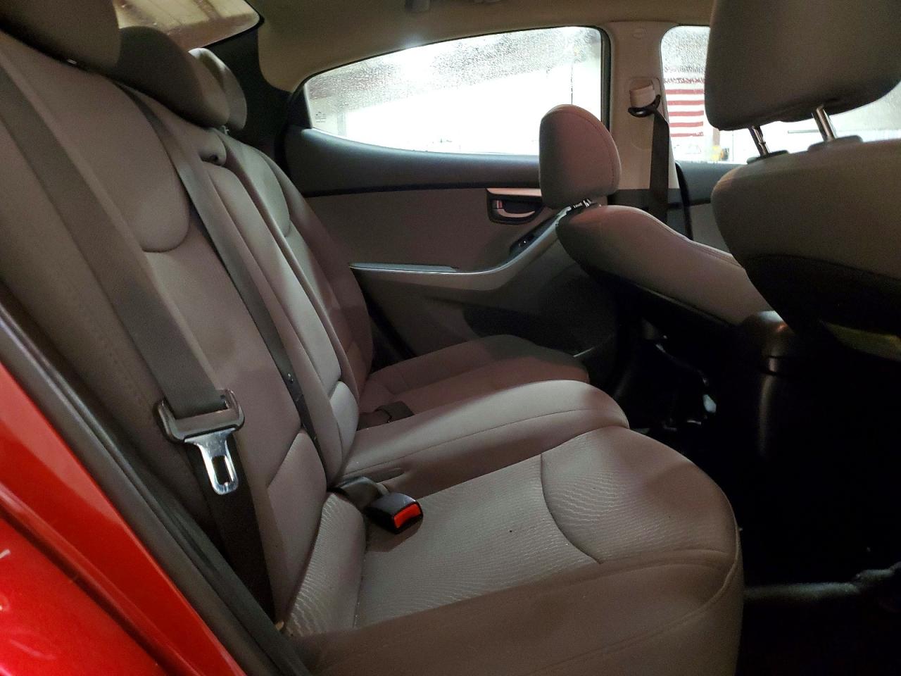 2014 Hyundai Elantra Se Red vin: 5NPDH4AE2EH544974