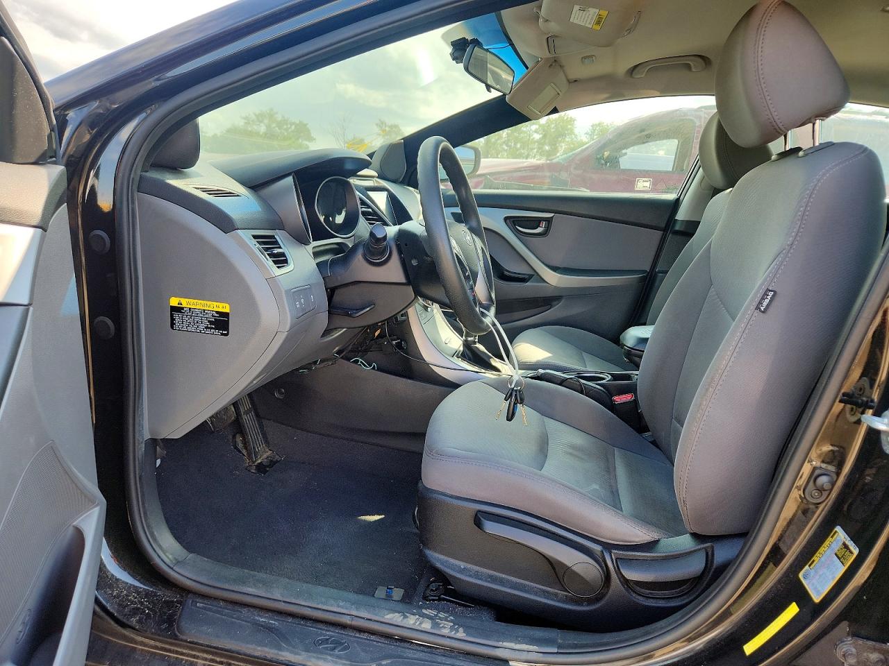 2014 Hyundai Elantra Se Black vin: 5NPDH4AE2EH545137