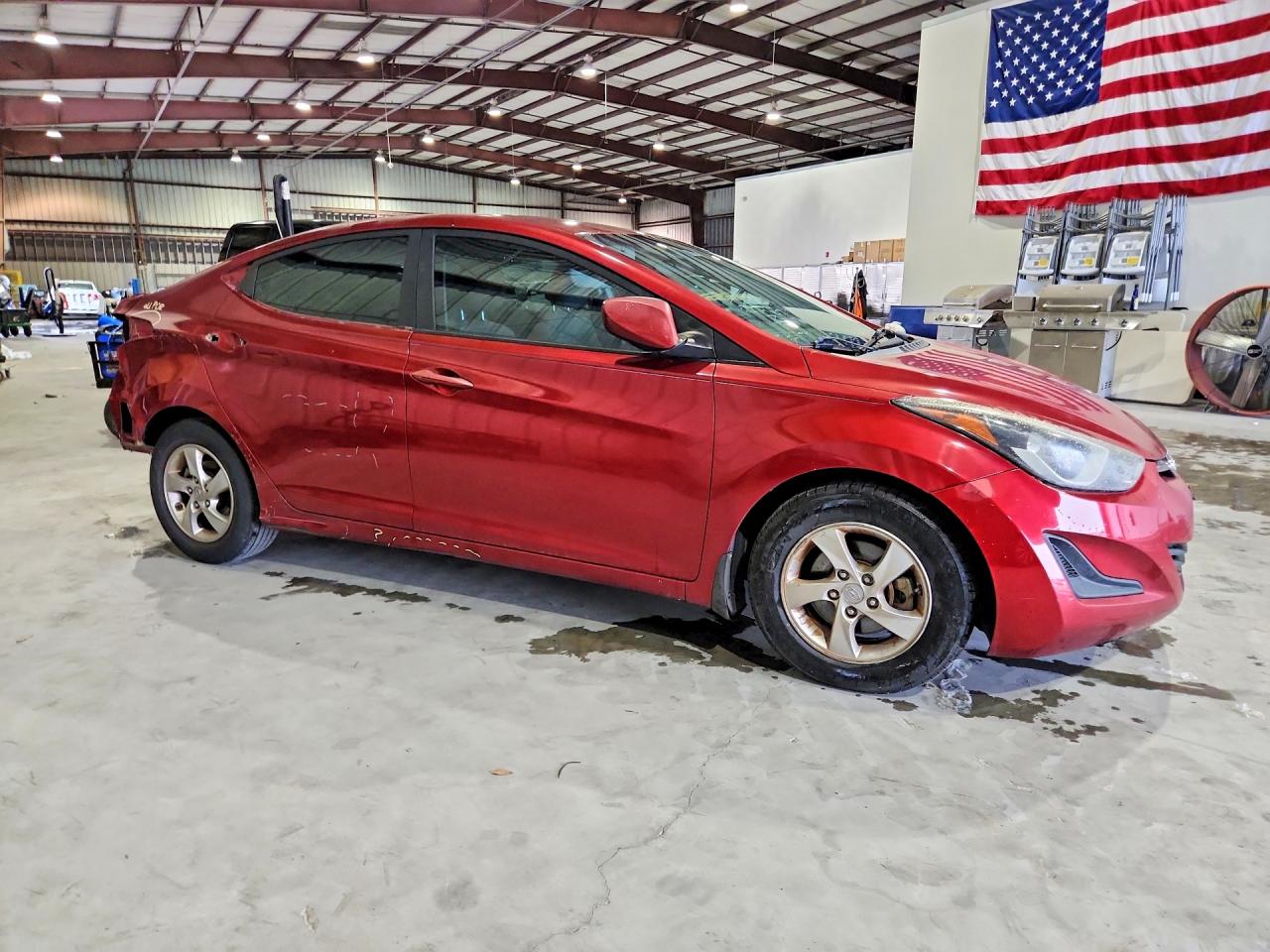 2014 Hyundai Elantra Se Red vin: 5NPDH4AE2EH546143