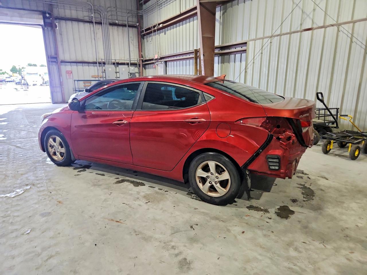 2014 Hyundai Elantra Se Red vin: 5NPDH4AE2EH546143