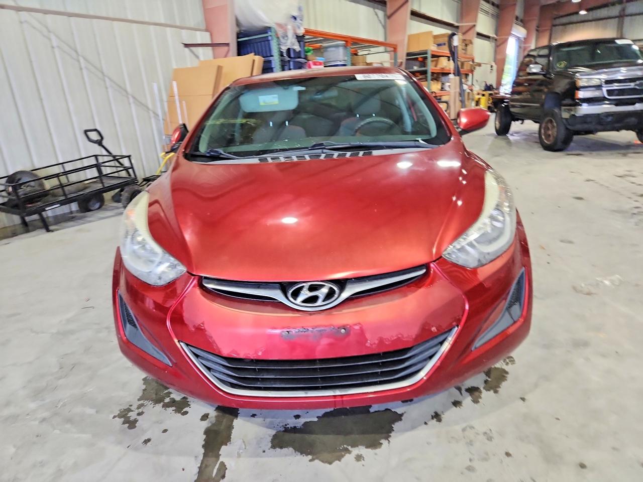 2014 Hyundai Elantra Se Red vin: 5NPDH4AE2EH546143