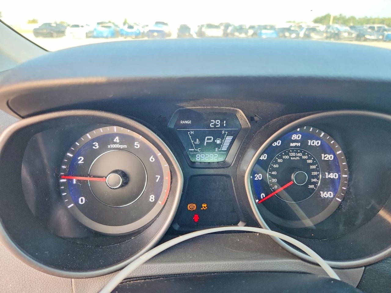 2014 Hyundai Elantra Se Red vin: 5NPDH4AE2EH546143
