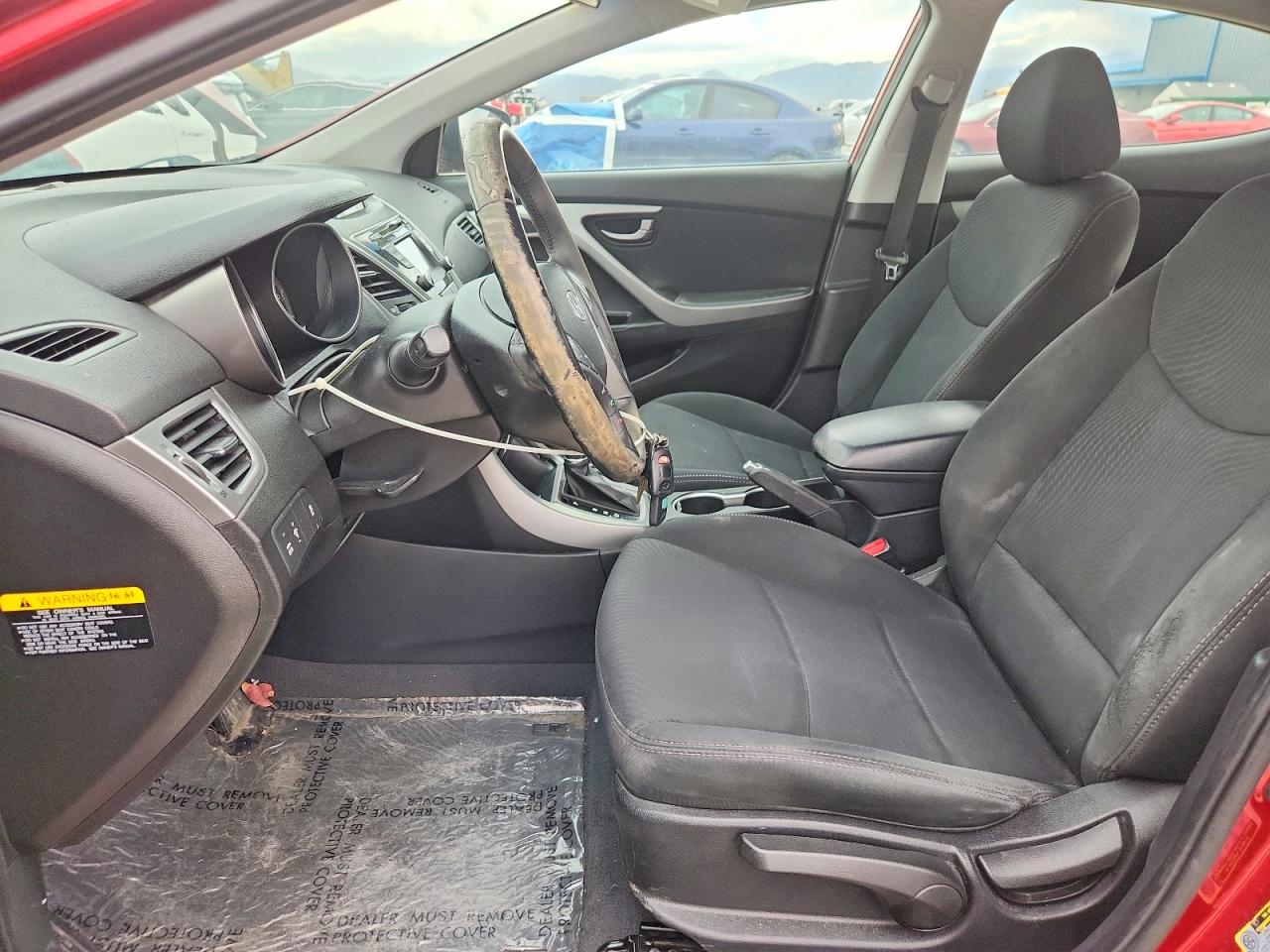2015 Hyundai Elantra Se Красный vin: 5NPDH4AE2FH548458