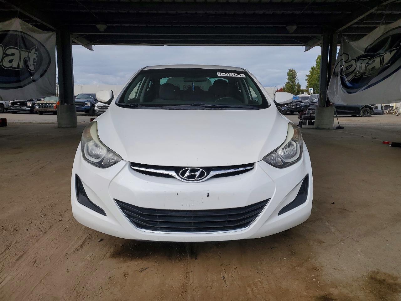 2015 Hyundai Elantra Se White vin: 5NPDH4AE2FH548864