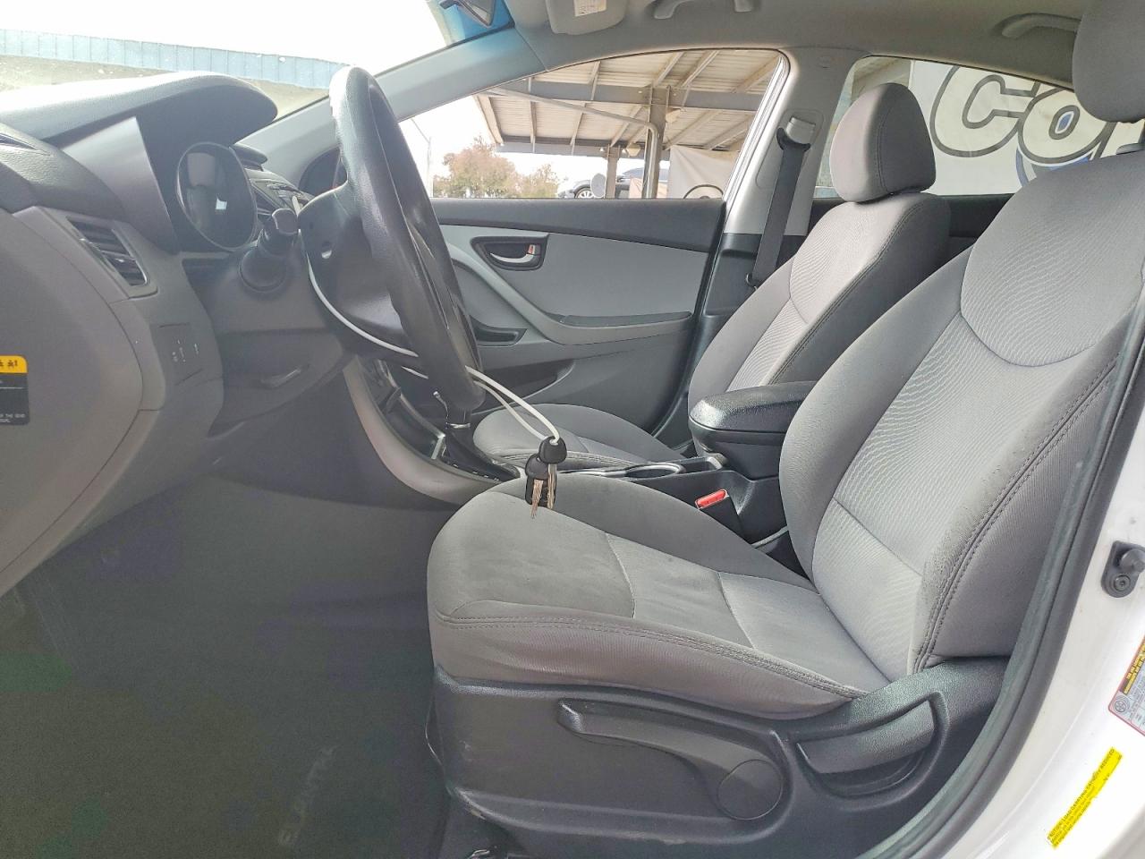 2015 Hyundai Elantra Se White vin: 5NPDH4AE2FH548864