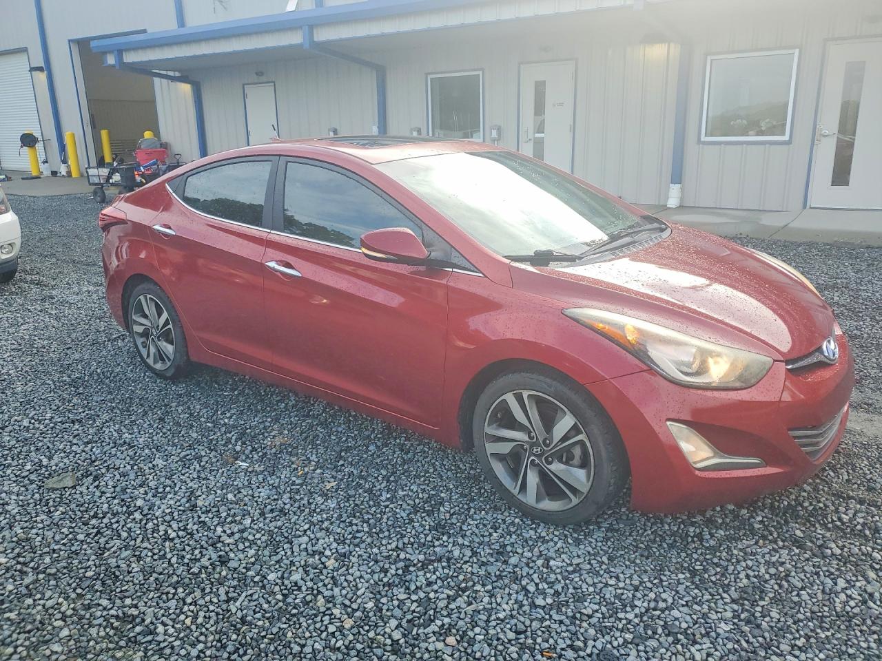 2015 Hyundai Elantra Limited Красный vin: 5NPDH4AE2FH550811