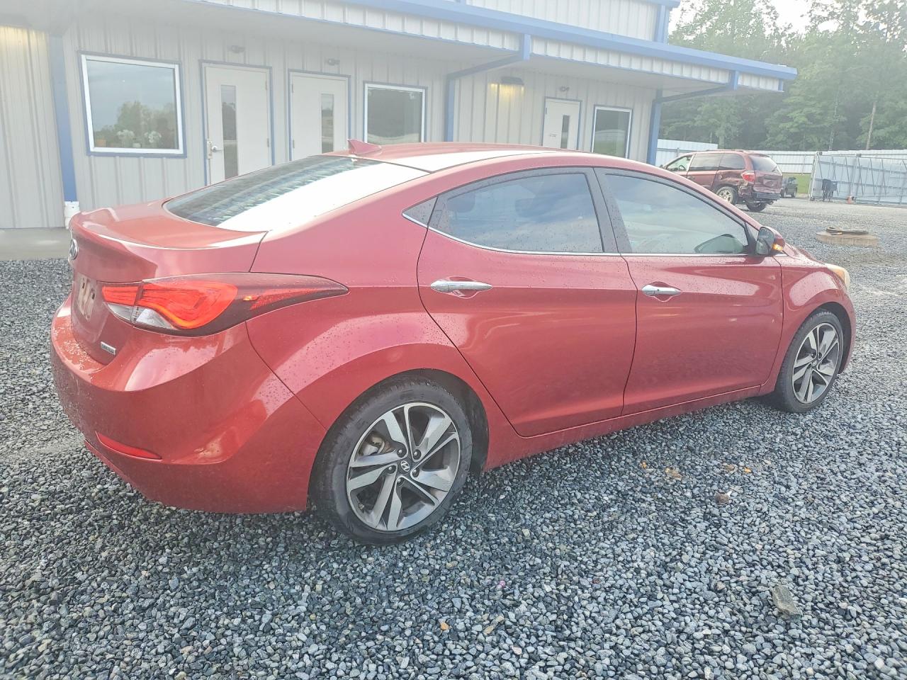 2015 Hyundai Elantra Limited Красный vin: 5NPDH4AE2FH550811