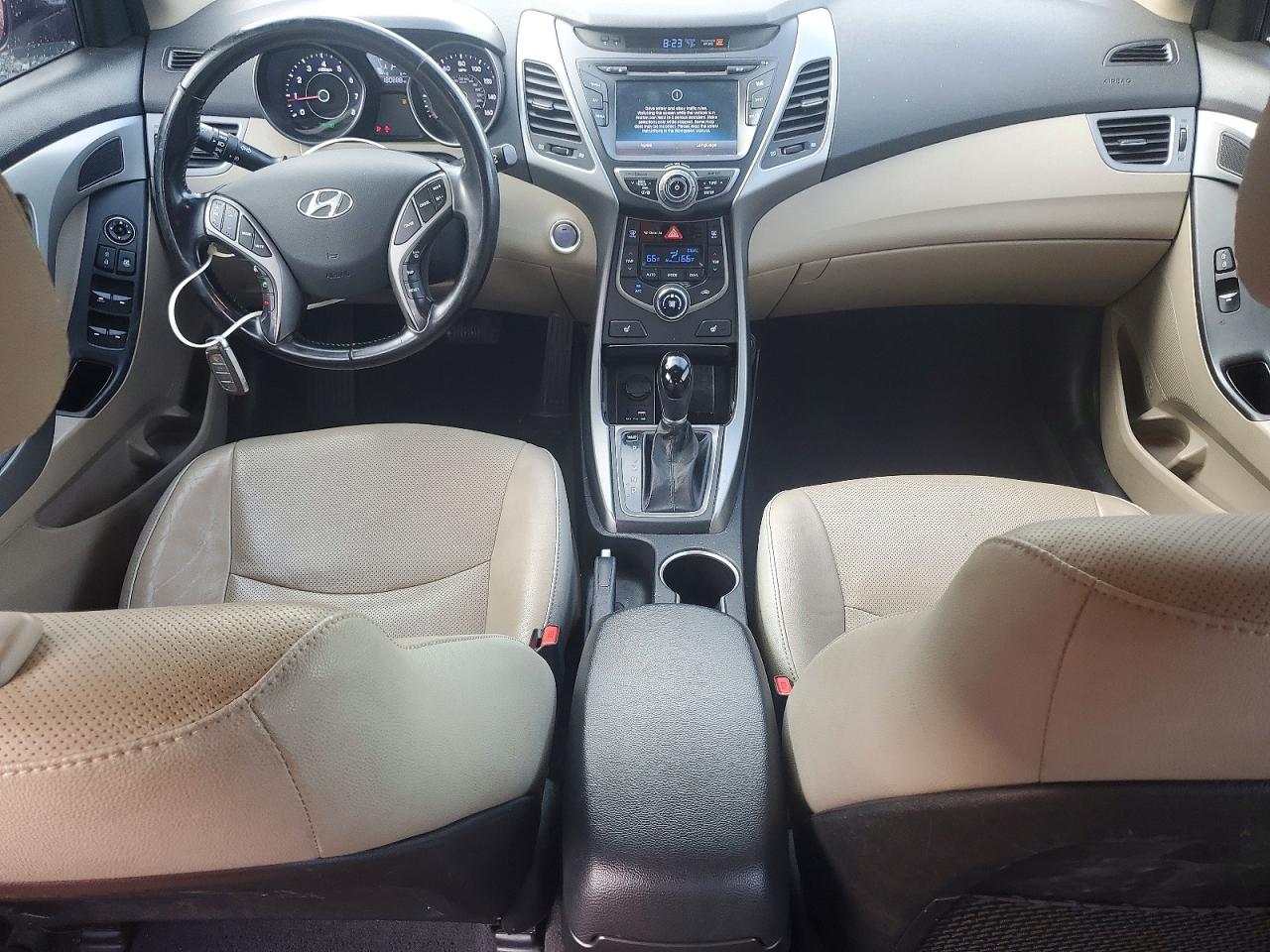 2015 Hyundai Elantra Limited Красный vin: 5NPDH4AE2FH550811