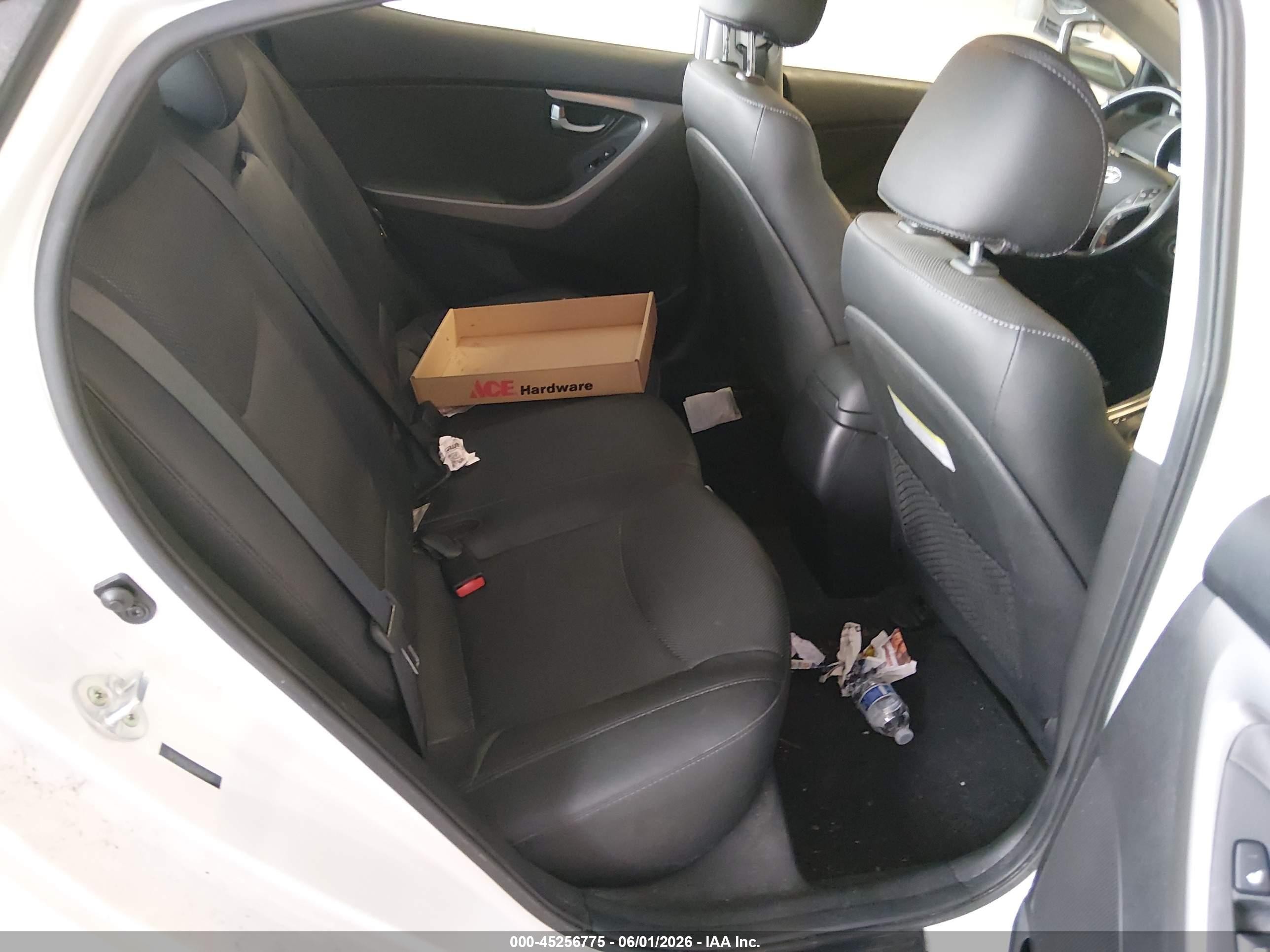 2015 Hyundai Elantra Limited White vin: 5NPDH4AE2FH552395