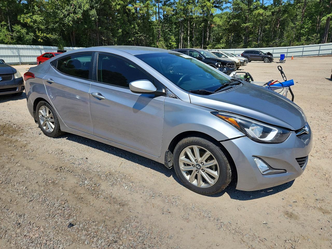 2015 Hyundai Elantra Se Silver vin: 5NPDH4AE2FH556317