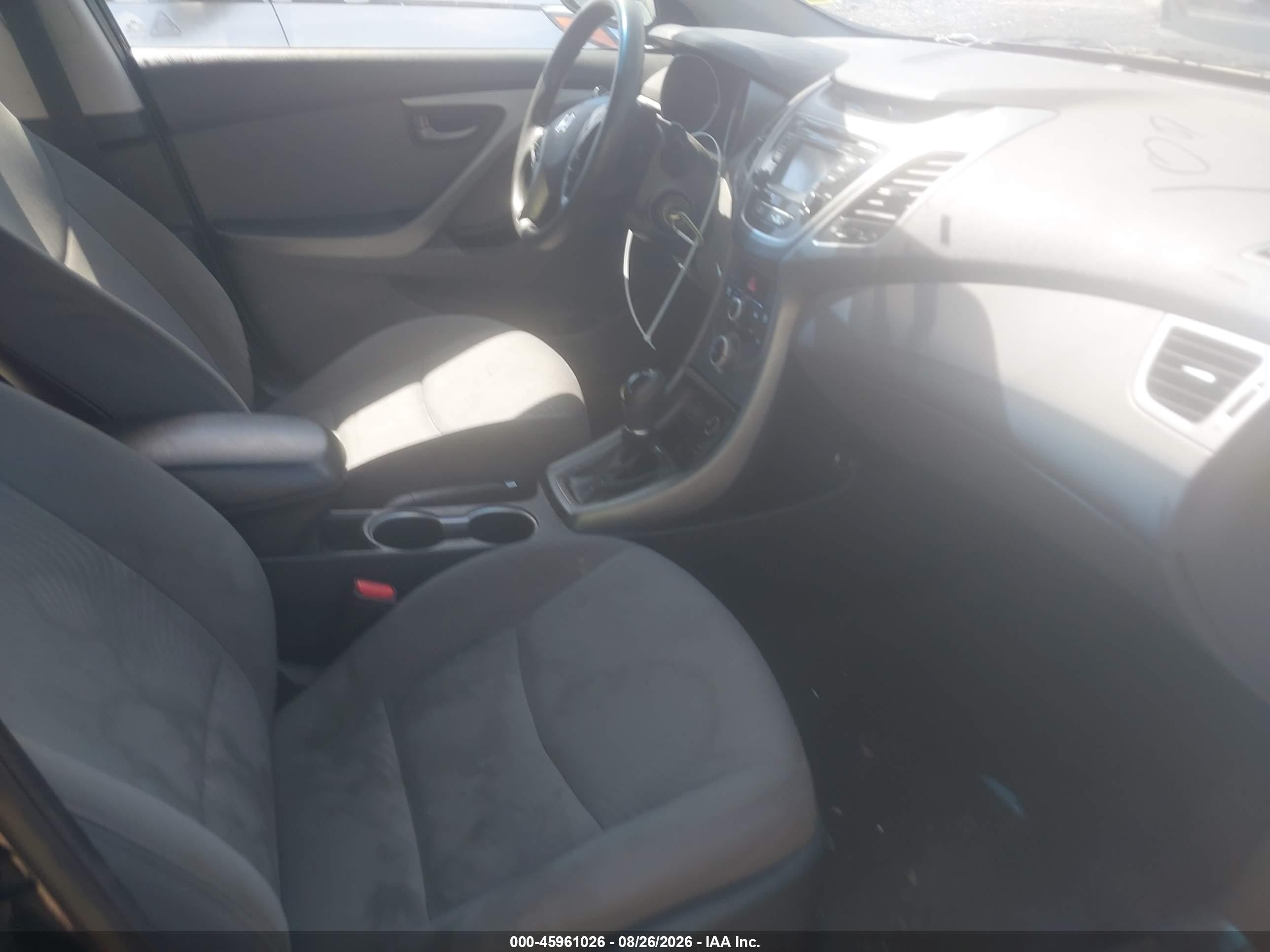 2015 Hyundai Elantra Se Black vin: 5NPDH4AE2FH558360