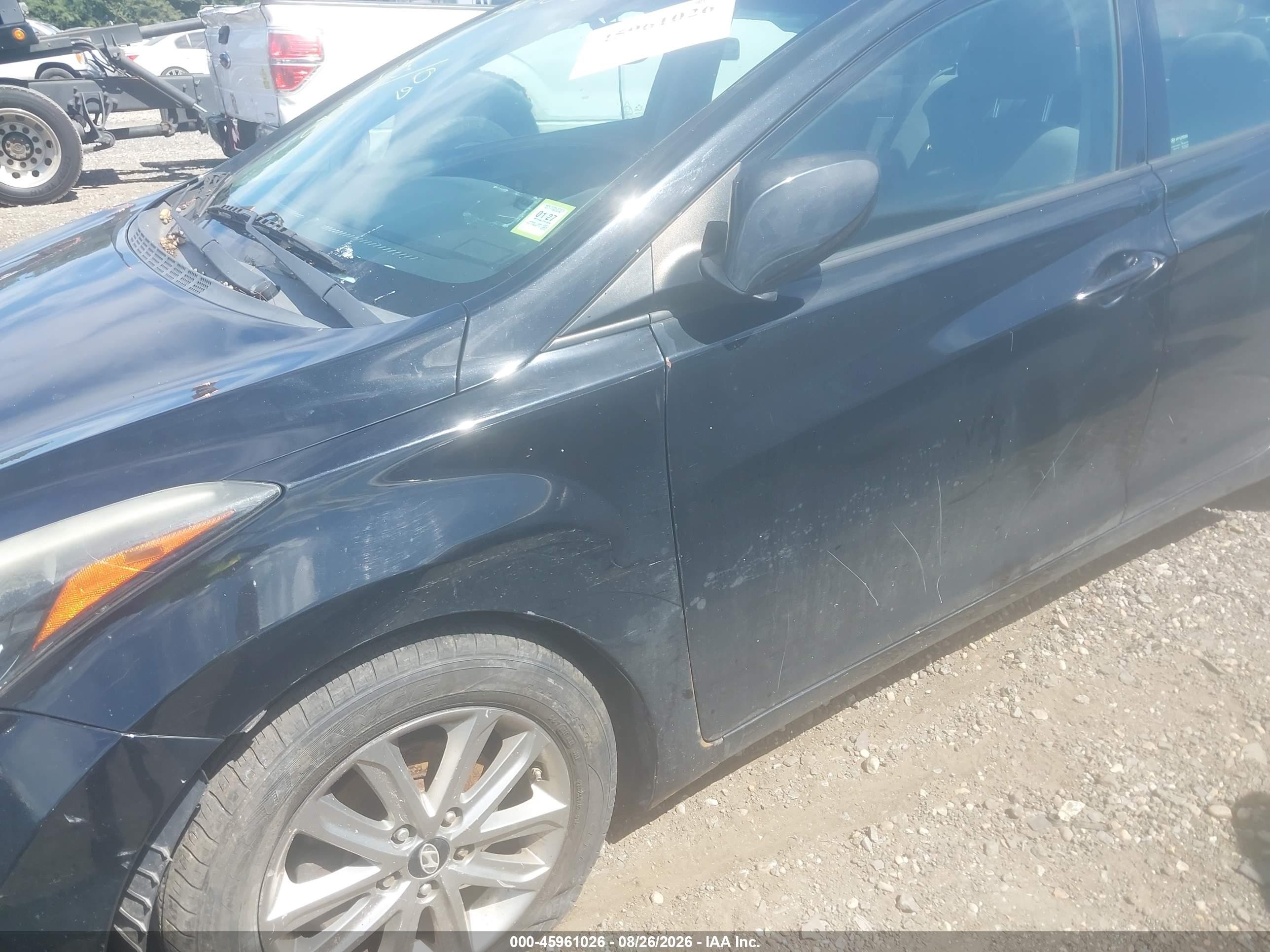 2015 Hyundai Elantra Se Black vin: 5NPDH4AE2FH558360