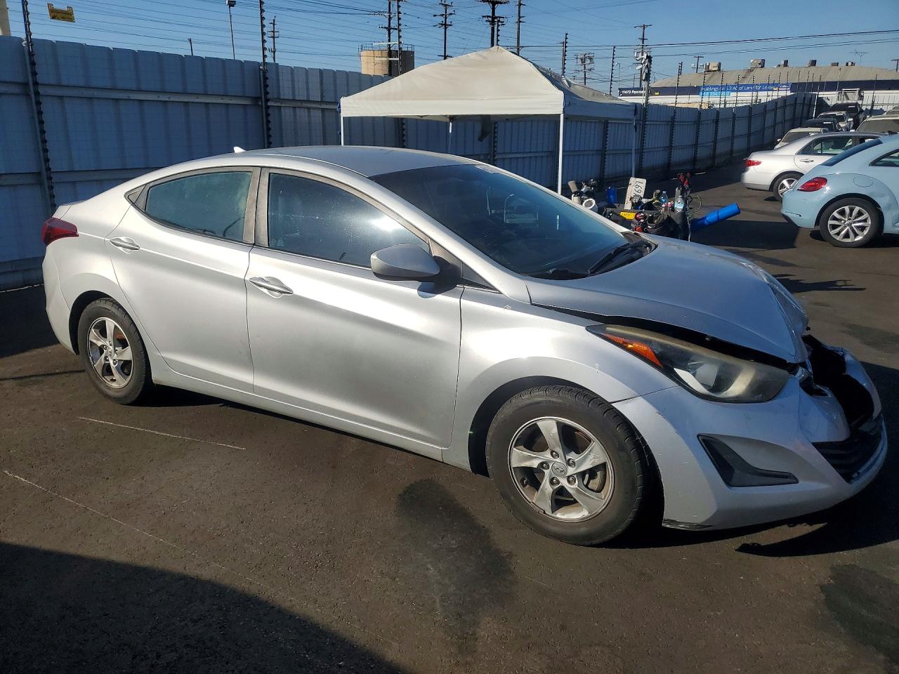 2015 Hyundai Elantra Se Silver vin: 5NPDH4AE2FH558701
