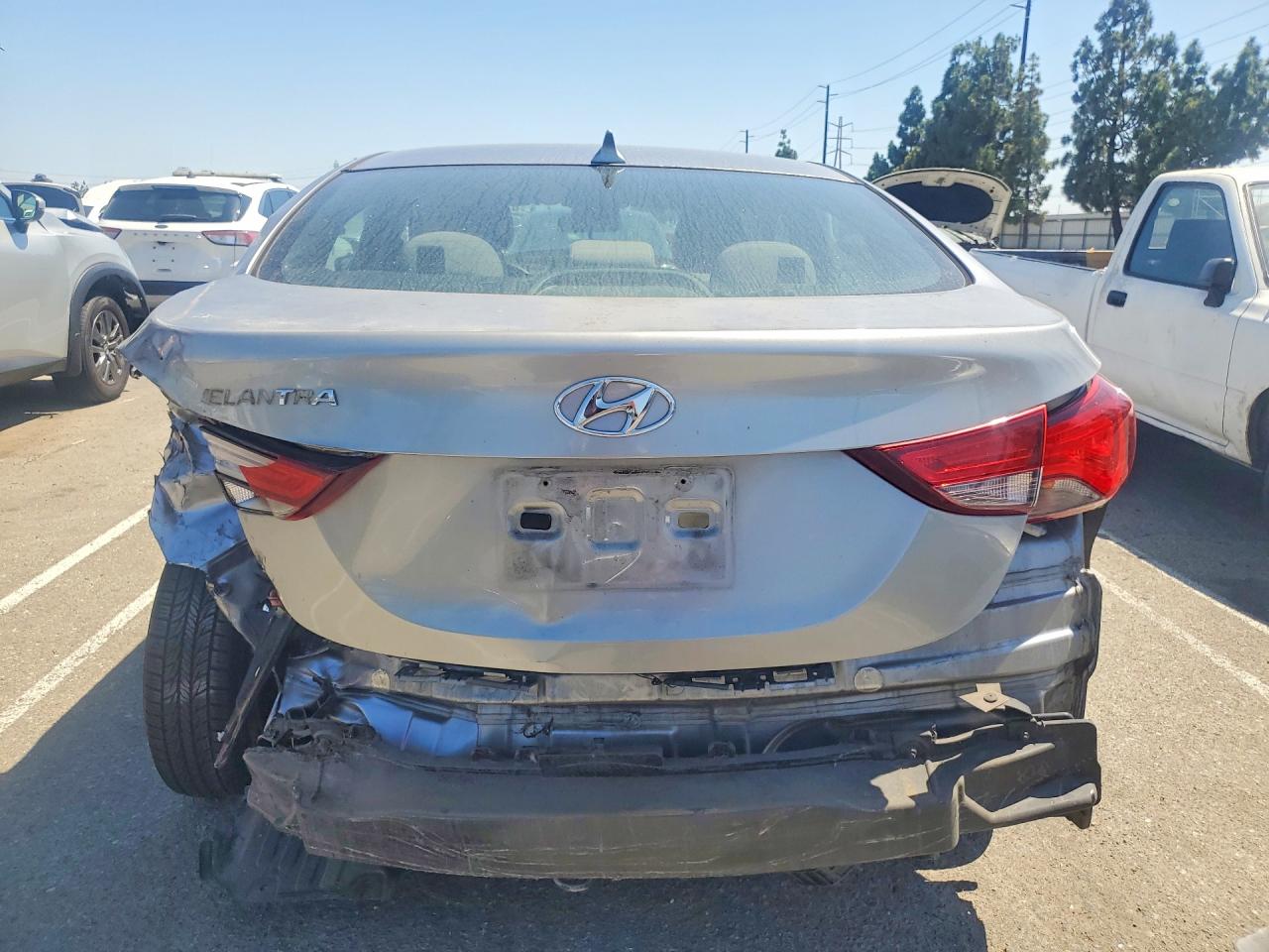 2015 Hyundai Elantra Se Silver vin: 5NPDH4AE2FH561470
