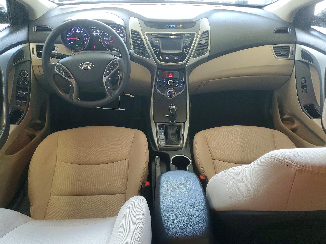 2015 Hyundai Elantra Se Beige vin: 5NPDH4AE2FH568791