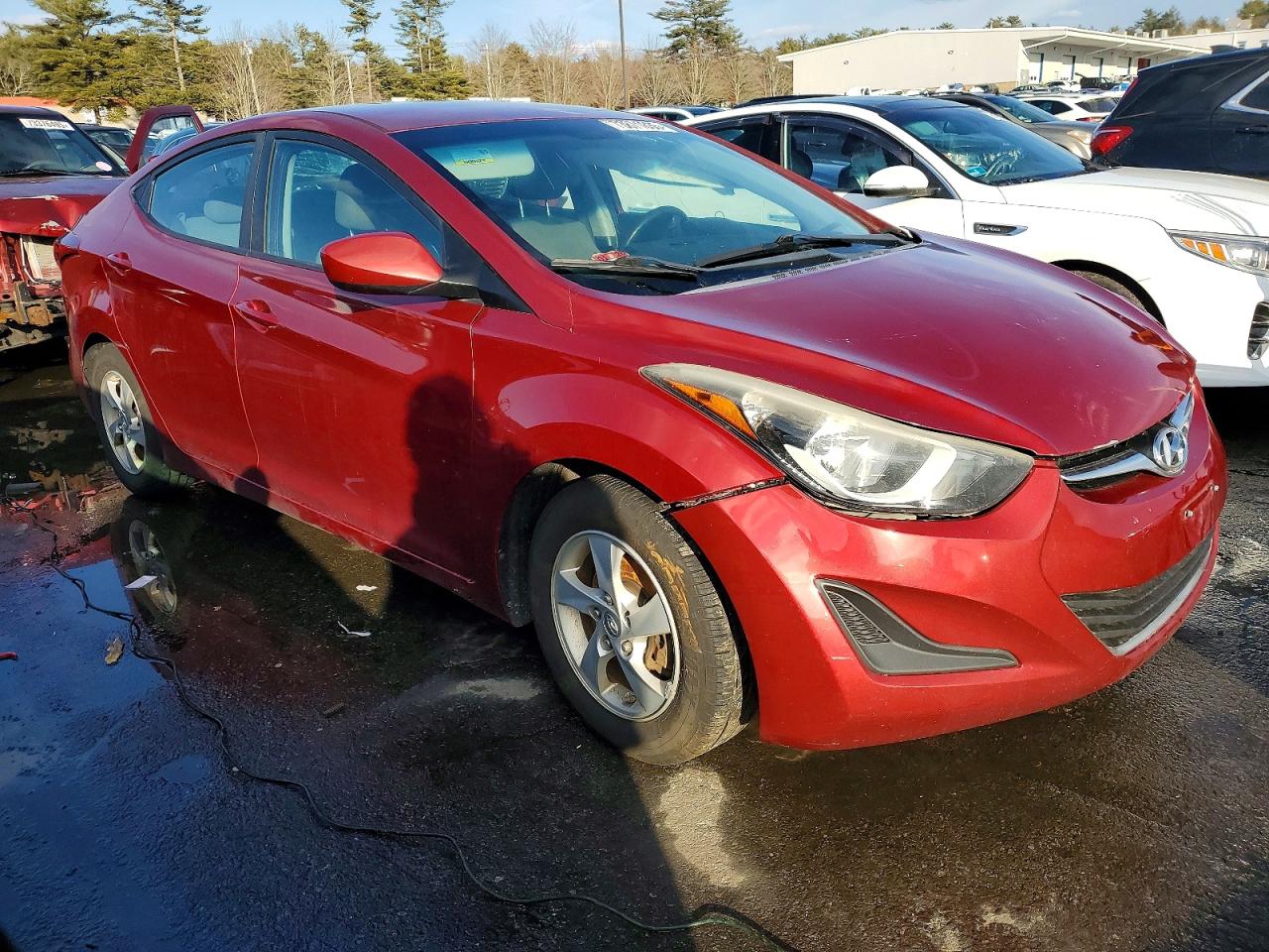 2015 Hyundai Elantra Se Красный vin: 5NPDH4AE2FH584263