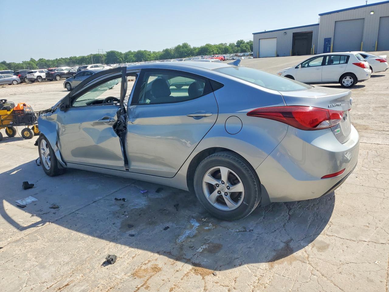 2015 Hyundai Elantra Se Silver vin: 5NPDH4AE2FH584604