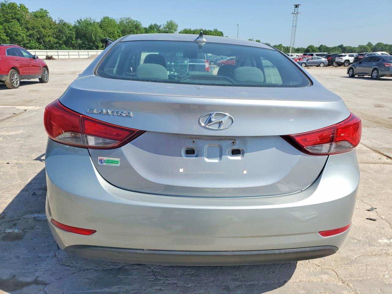 2015 Hyundai Elantra Se Silver vin: 5NPDH4AE2FH584604