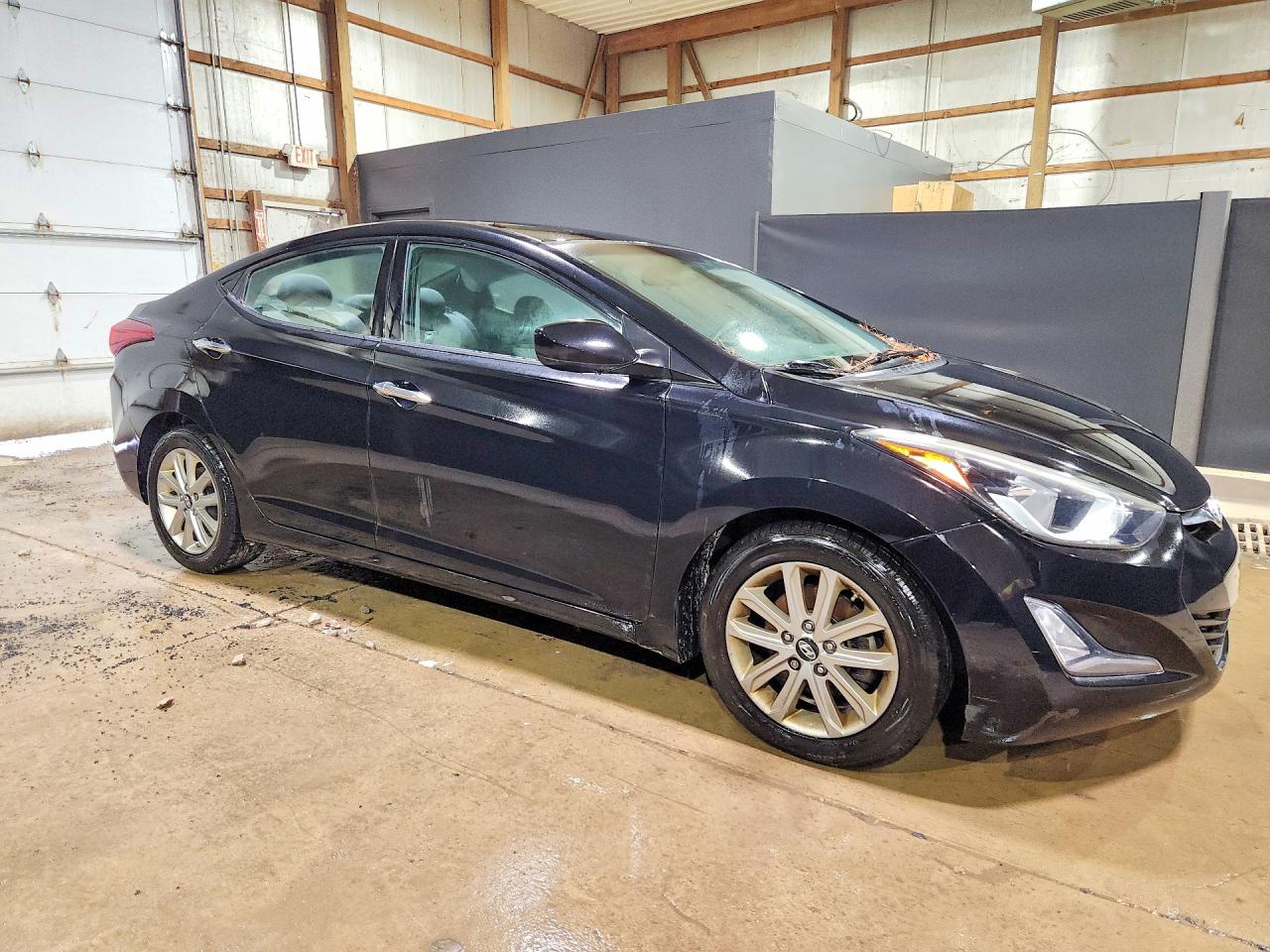 2015 Hyundai Elantra Se Black vin: 5NPDH4AE2FH586515