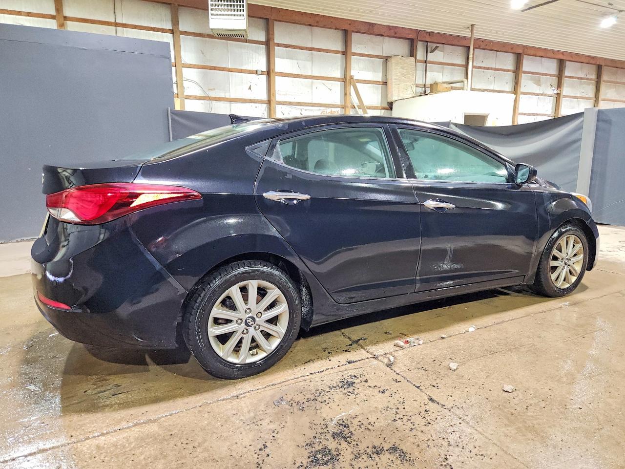 2015 Hyundai Elantra Se Black vin: 5NPDH4AE2FH586515