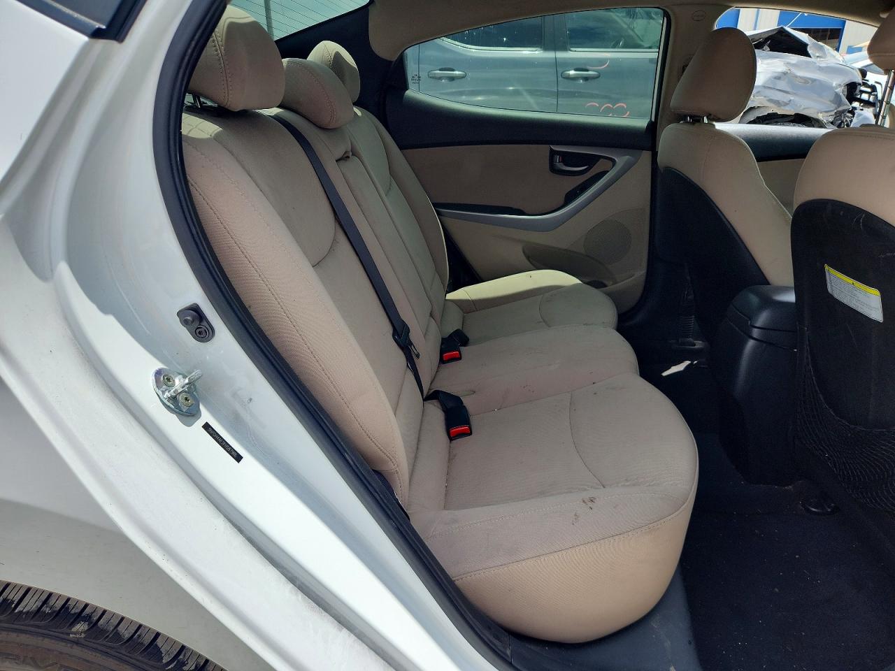 2015 Hyundai Elantra Se White vin: 5NPDH4AE2FH587986