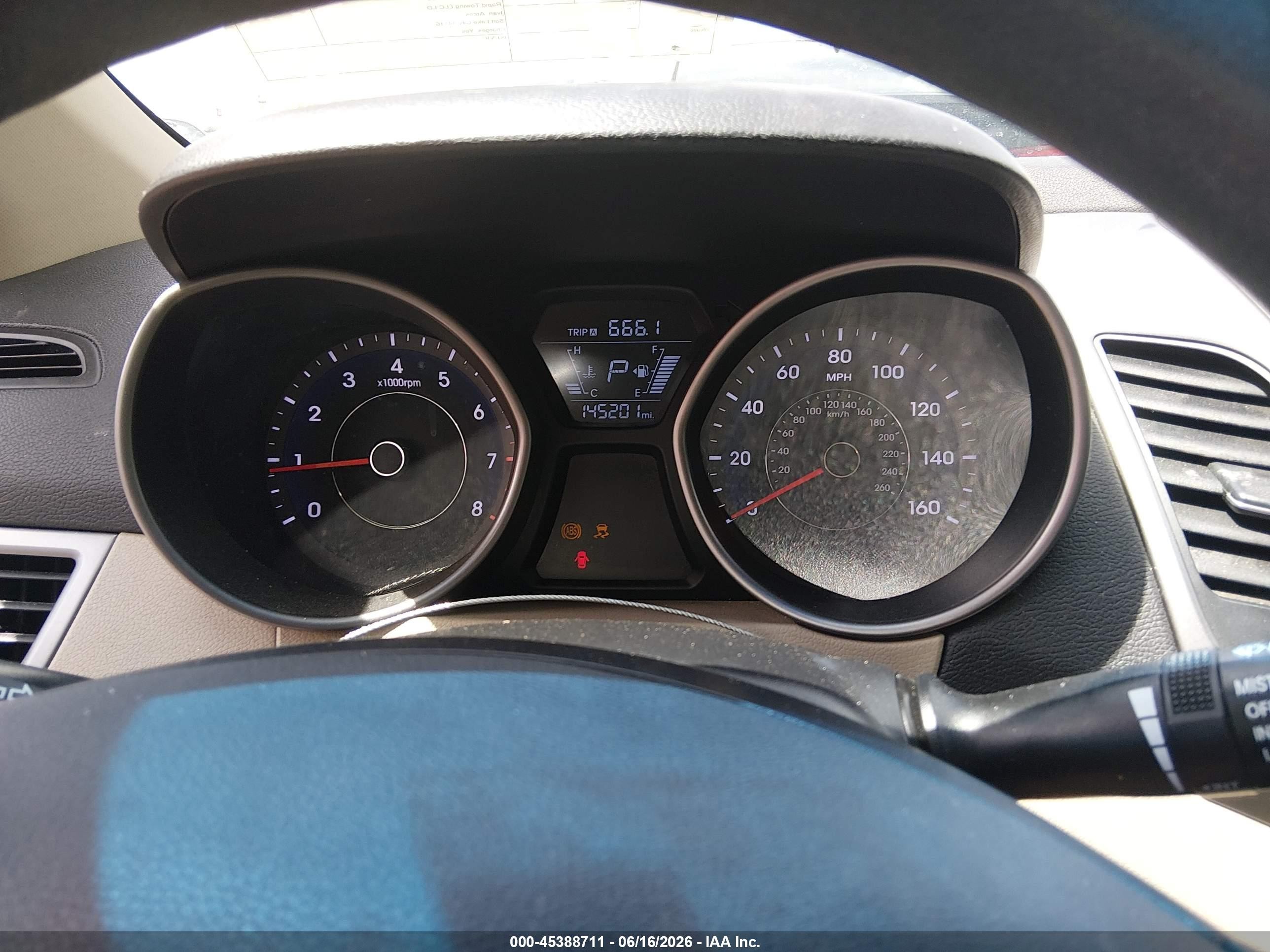 2015 Hyundai Elantra Se White vin: 5NPDH4AE2FH588894