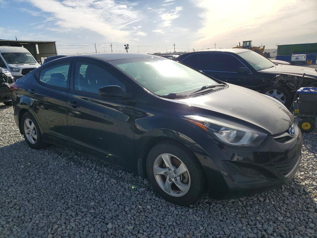 2015 Hyundai Elantra Se Black vin: 5NPDH4AE2FH592136