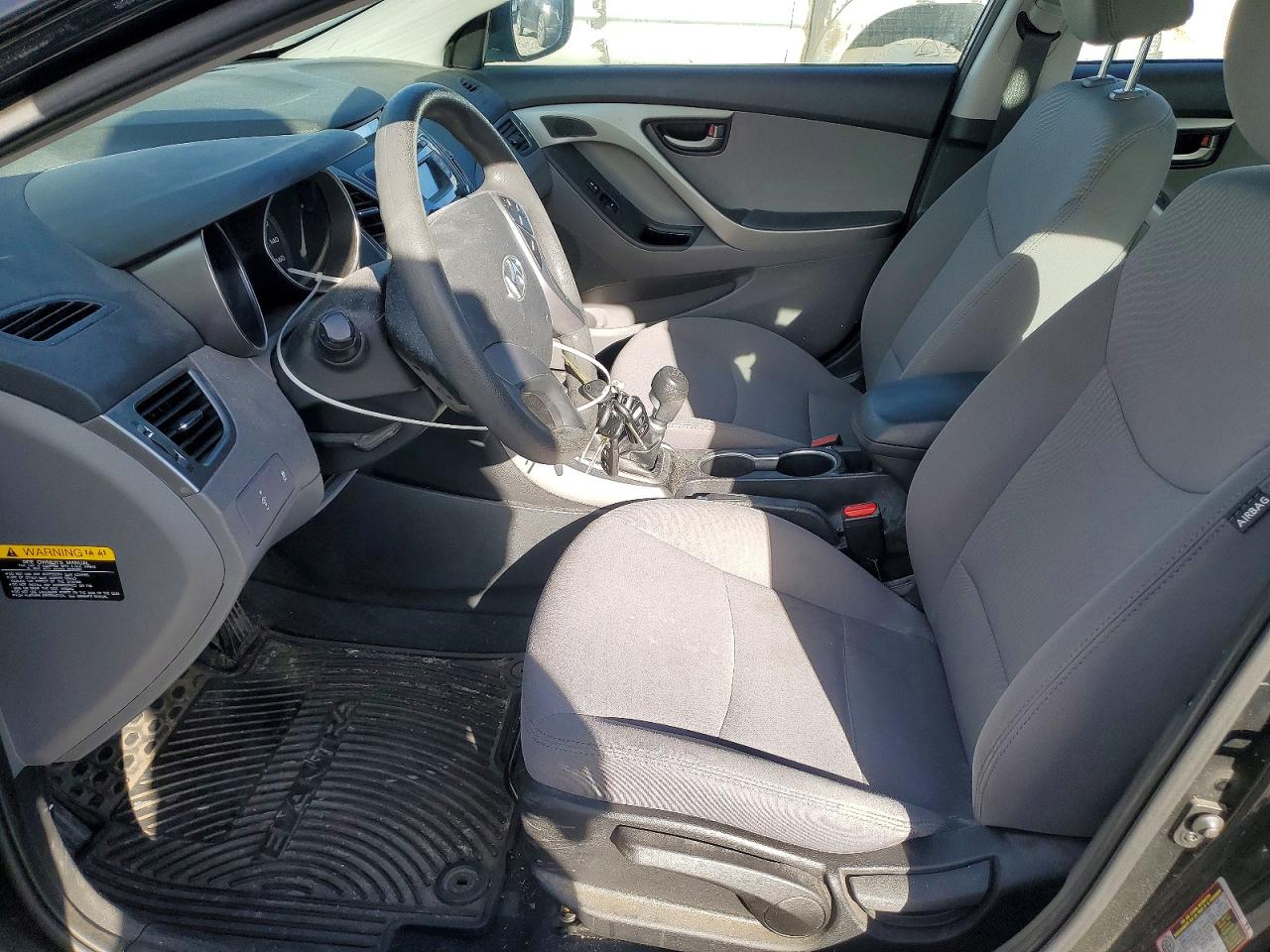 2015 Hyundai Elantra Se Black vin: 5NPDH4AE2FH592136