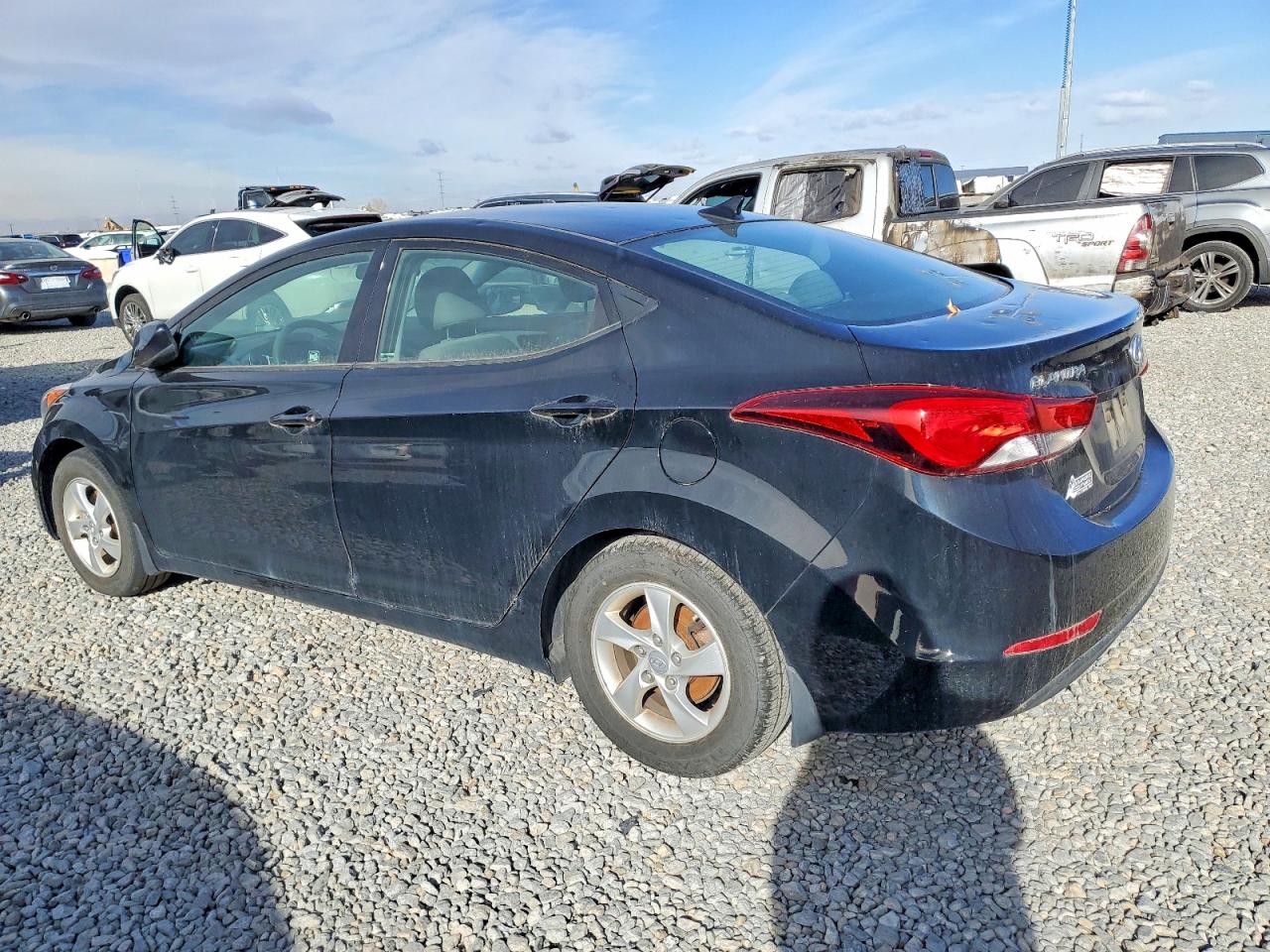 2015 Hyundai Elantra Se Black vin: 5NPDH4AE2FH592136