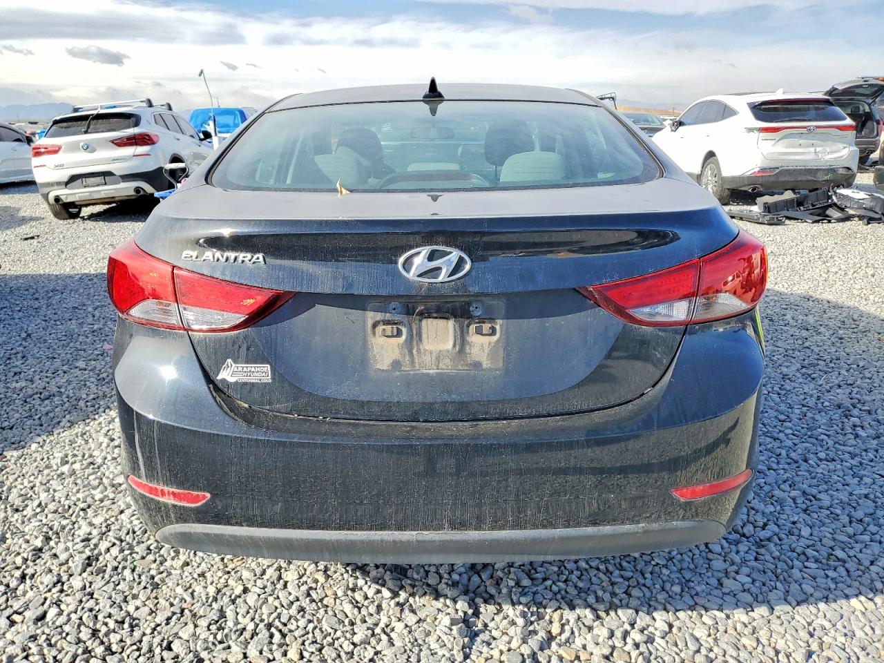2015 Hyundai Elantra Se Black vin: 5NPDH4AE2FH592136