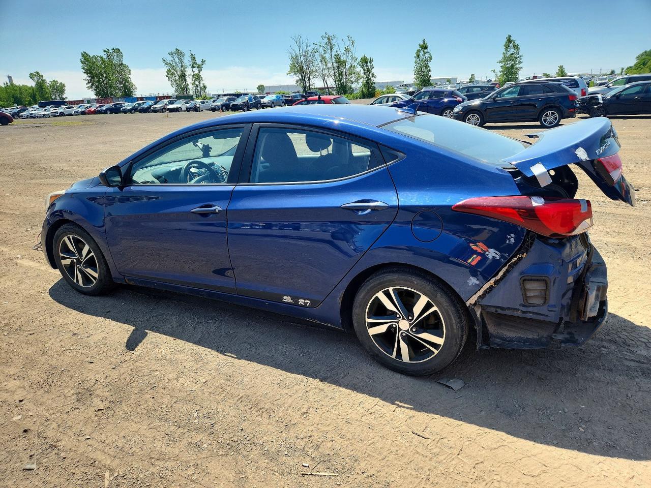 2015 Hyundai Elantra Se/sport/limited Blue vin: 5NPDH4AE2FH606908