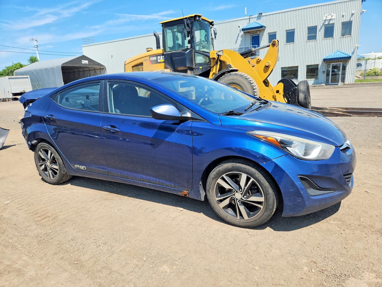 2015 Hyundai Elantra Se/sport/limited Blue vin: 5NPDH4AE2FH606908