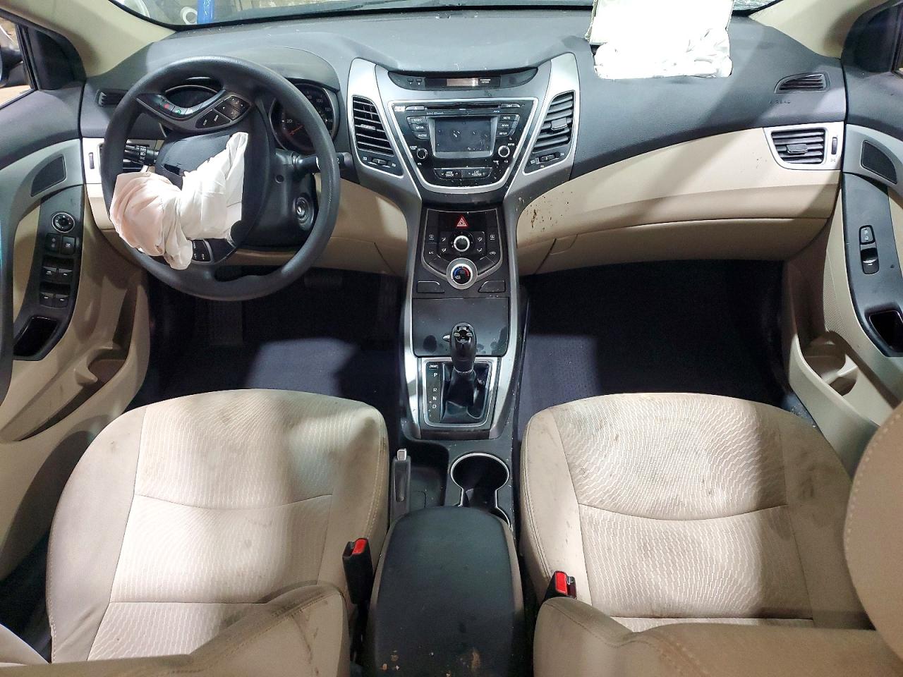 2015 Hyundai Elantra Se White vin: 5NPDH4AE2FH608383
