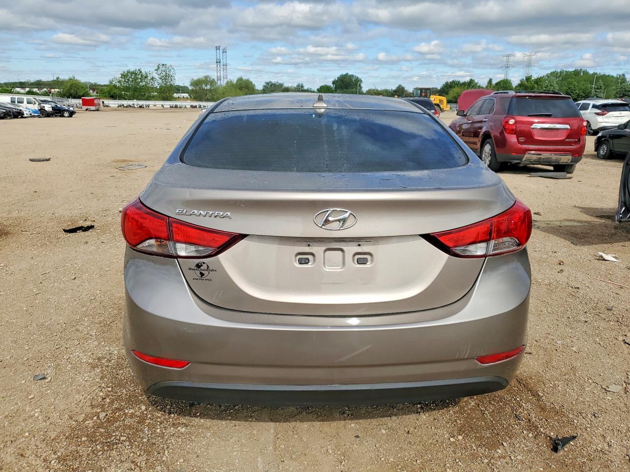 2015 Hyundai Elantra Se Tan vin: 5NPDH4AE2FH620100