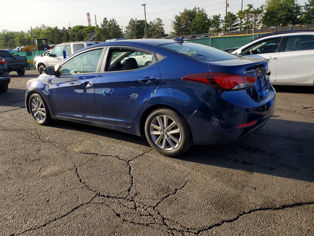 2015 Hyundai Elantra Se Blue vin: 5NPDH4AE2FH629590