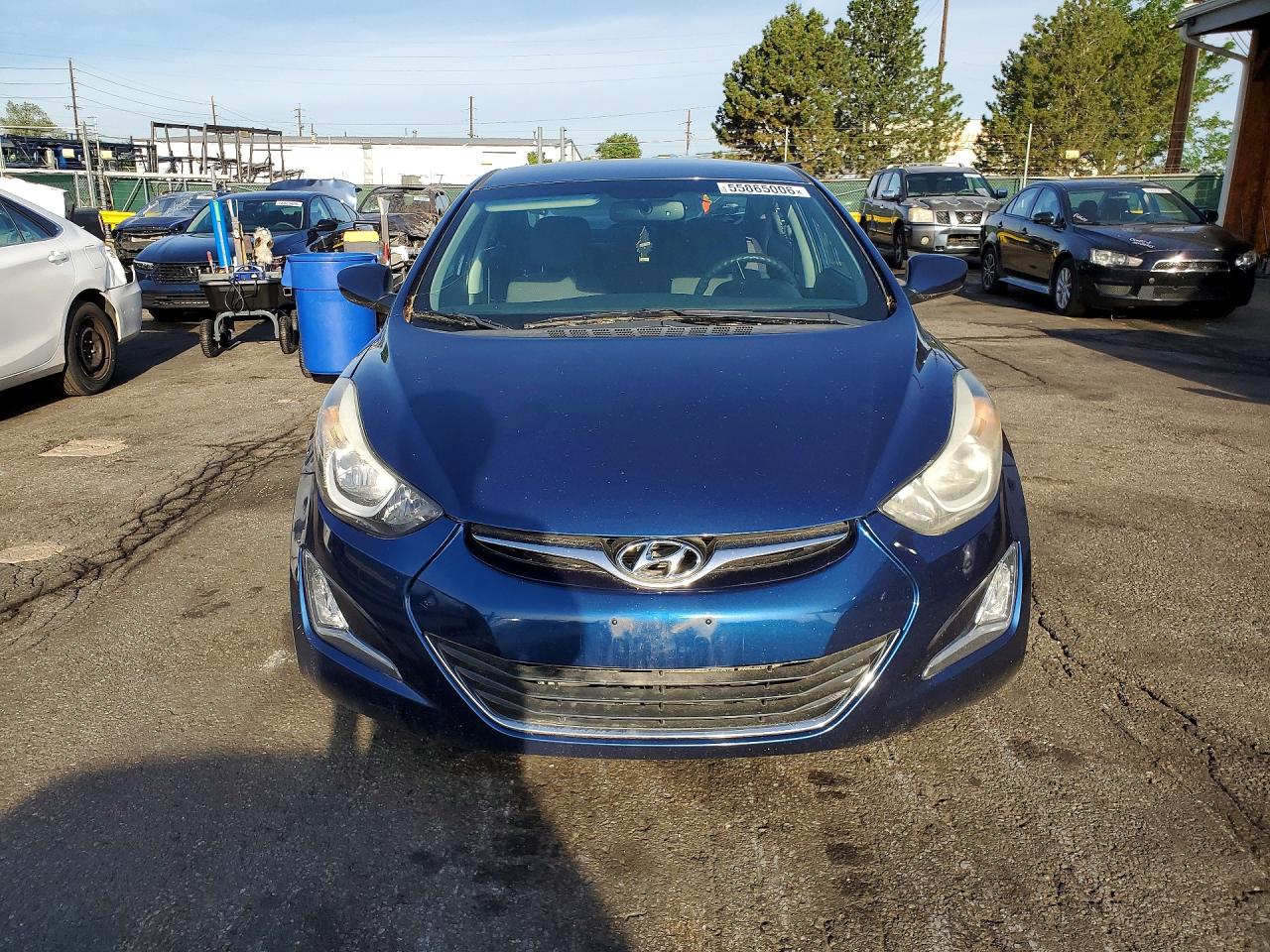 2015 Hyundai Elantra Se Blue vin: 5NPDH4AE2FH629590