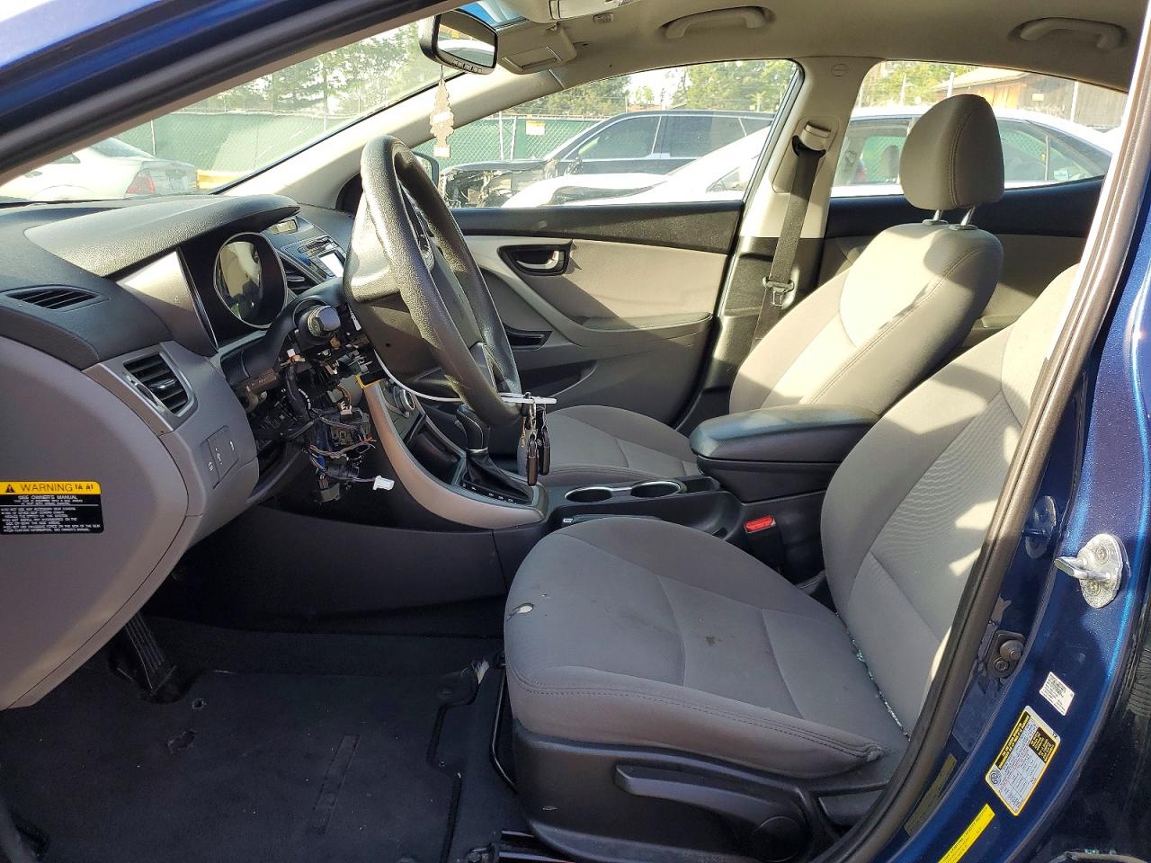 2015 Hyundai Elantra Se Blue vin: 5NPDH4AE2FH629590