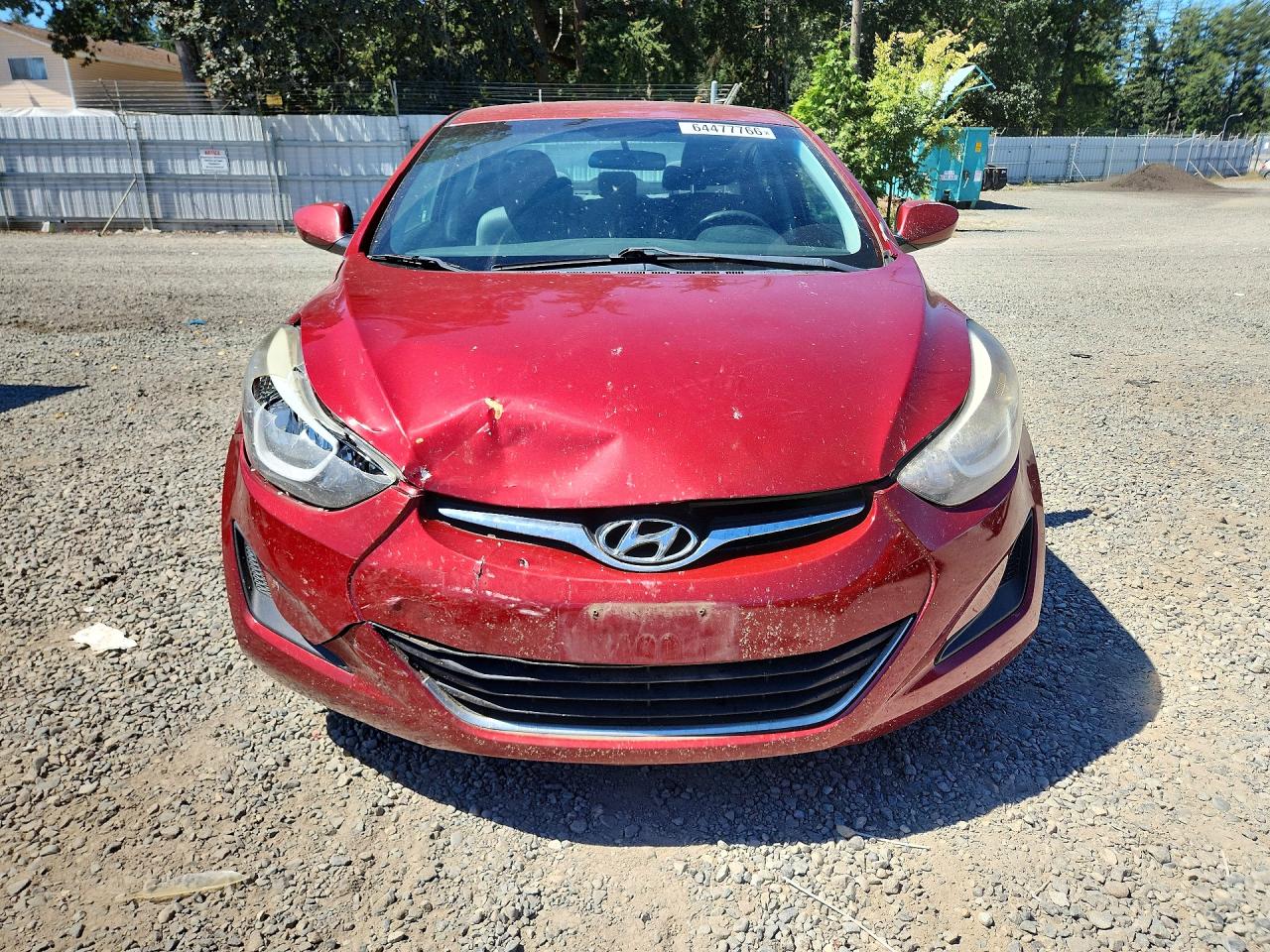 2015 Hyundai Elantra Se Красный vin: 5NPDH4AE2FH633347