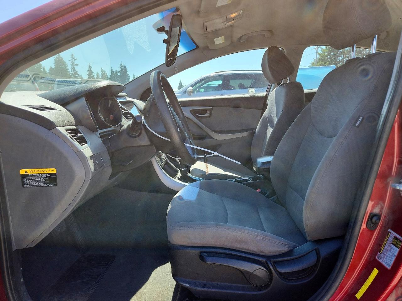 2015 Hyundai Elantra Se Красный vin: 5NPDH4AE2FH633347