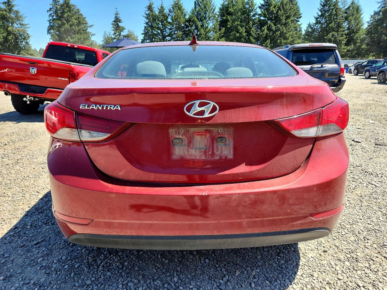 2015 Hyundai Elantra Se Красный vin: 5NPDH4AE2FH633347